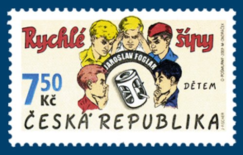 Rychlé šípy na známce