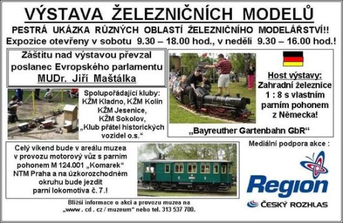 Expozice železničního modelářství v ČD Muzeu Lužná u Rakovníka!