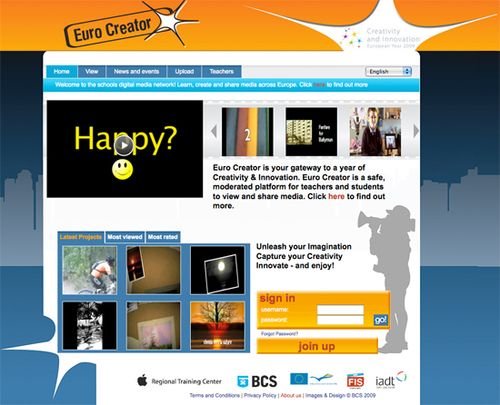 Eurocreator &#8211; školní digitální síť