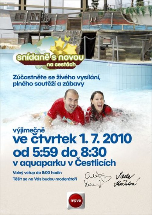 Prázdniny začnou v aquaparku v Čestlicích