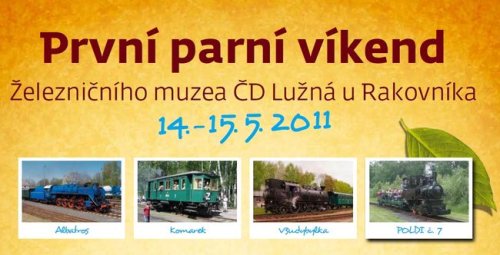 První parní víkend v Železničním muzeu ČD