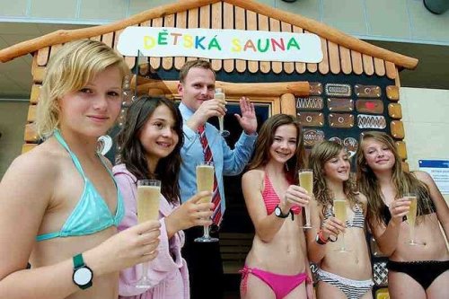 První dětská sauna v ČR dnes zahájila provoz v Aquapalace Praha