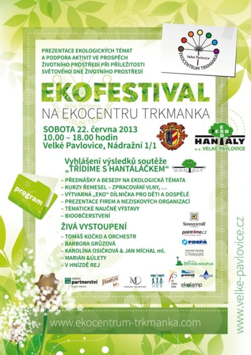„EKOFESTIVAL 2013“ na Ekocentru Trkmanka