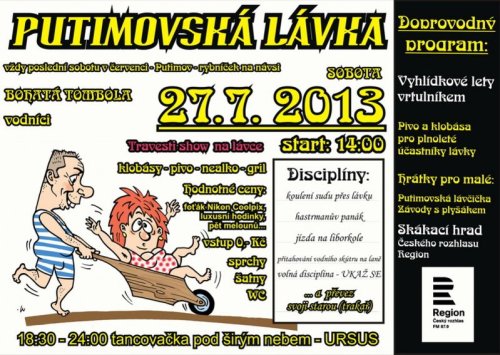 Neobyčejně vratká Putimovská lávka a hory legrace