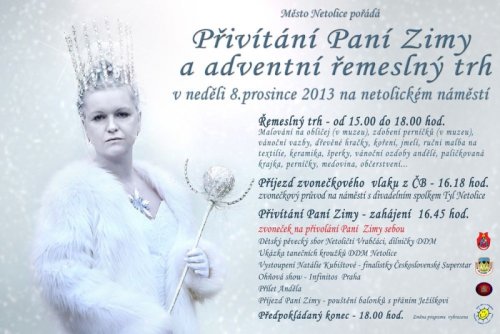Příjezd paní Zimy do Netolic