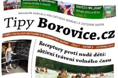 Stáhněte si pdf Tipy Borovice.cz a vyhrajte skvělou deskovku Kvak!