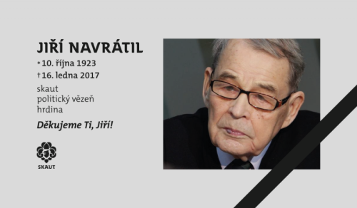 Skauti se rozloučili s Jiřím Navrátilem