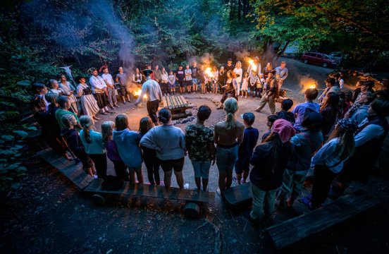 Zapalování slavnostního ohně